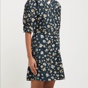 See By Chloe Floral Mini Dress with White and Yellow Blossoms